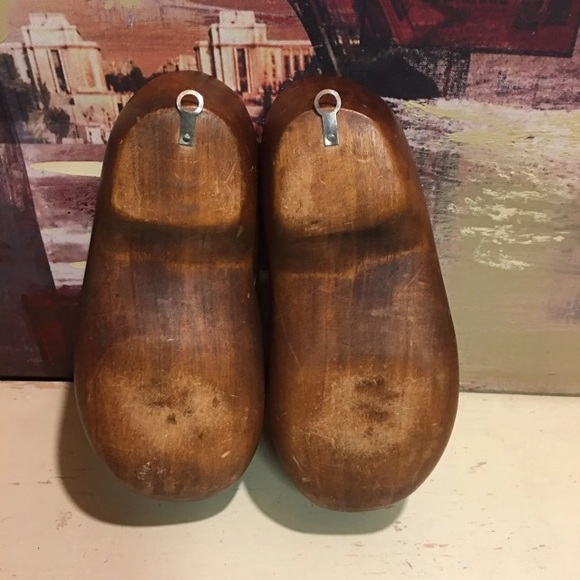 Boho Dutch Wooden Clogs Decorative - Picture 6 of 9
